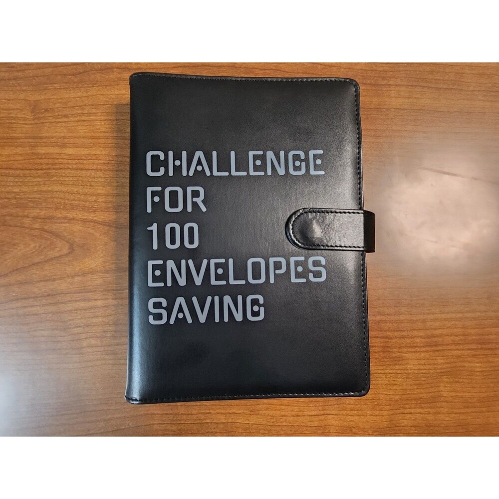 Challenge For 100 Envelopes Saving Black New Open Package